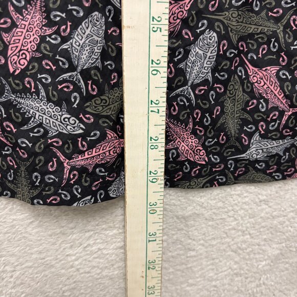 Columbia Shirt Mens Medium Fishing PFG Swordfish Hawaiian Lightweight Breathable - Picture 6 of 6